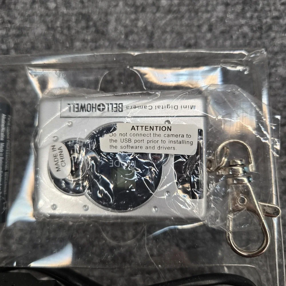Bell and Howell Mini Digital Camera Deluxe Keychain and Protective Carrying Case